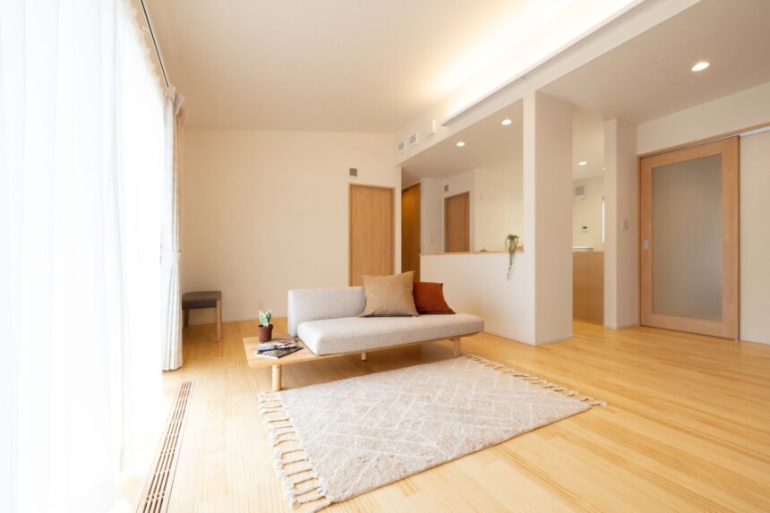 初めての平屋生活でこんなにもラクなのかと感じています